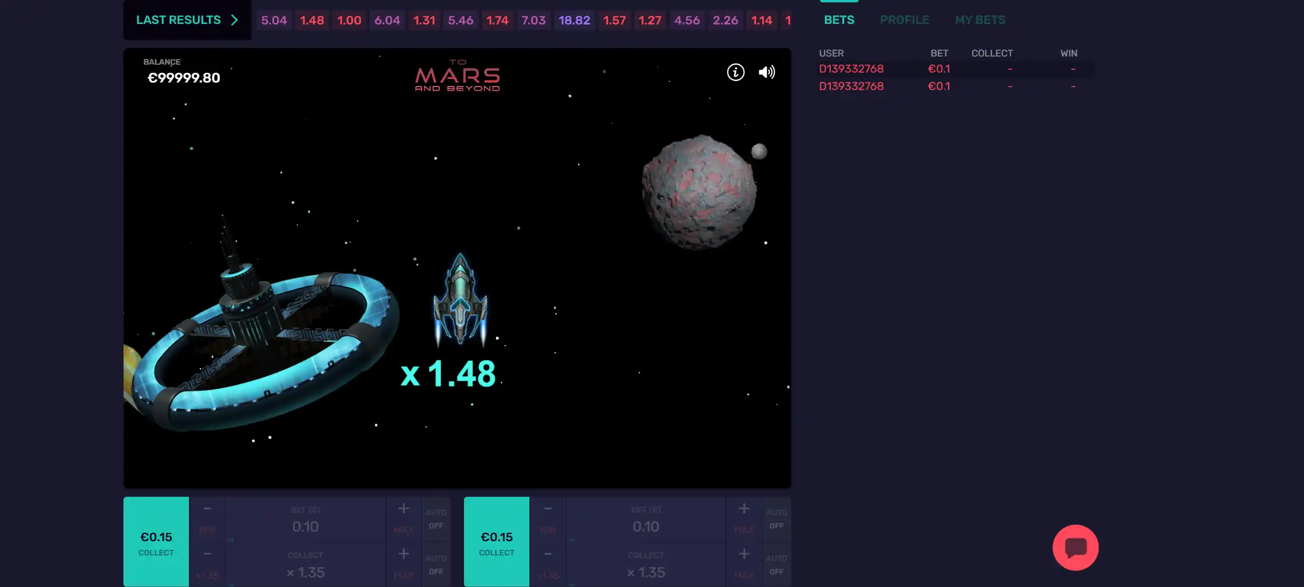 To Mars And Beyond Crash Game Review